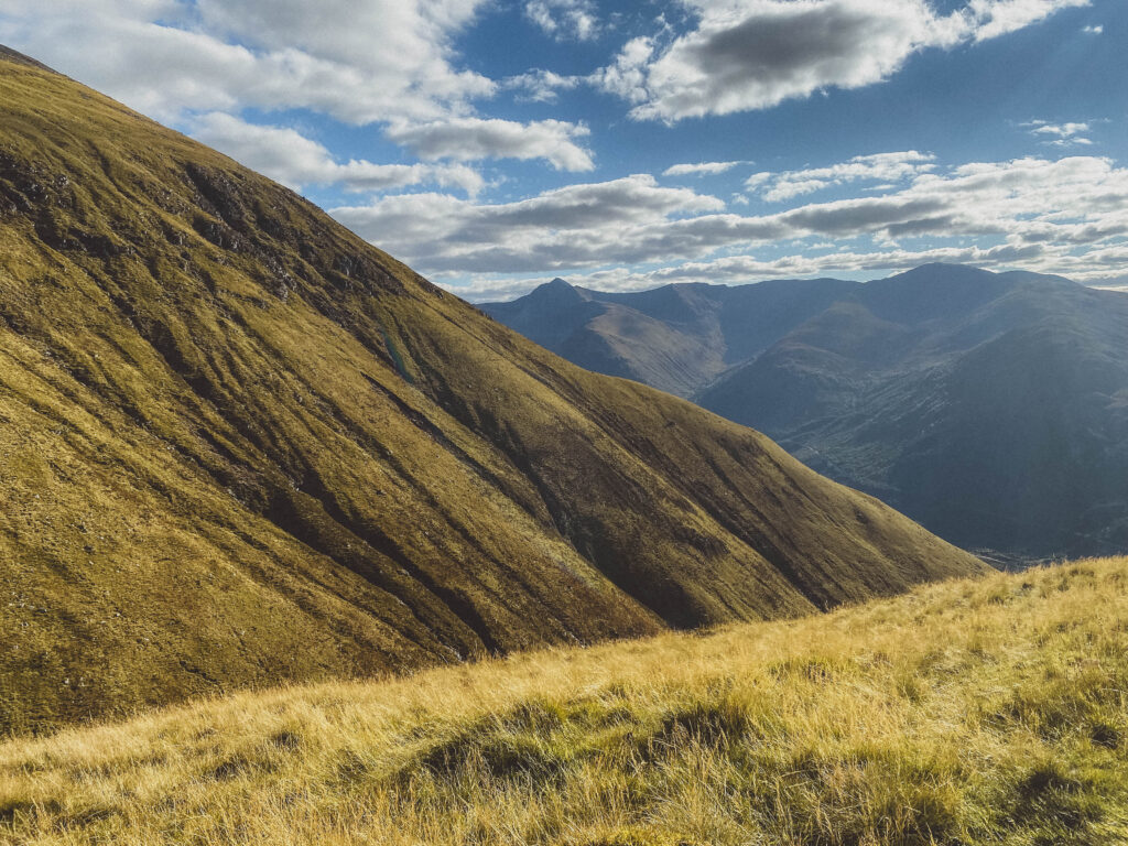 mountainous landscape in Scotland near Ben Nevis