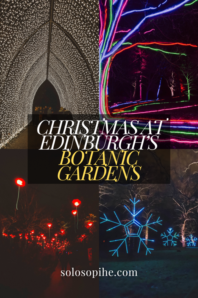 Christmas at Edinburgh's Botanic Light Show