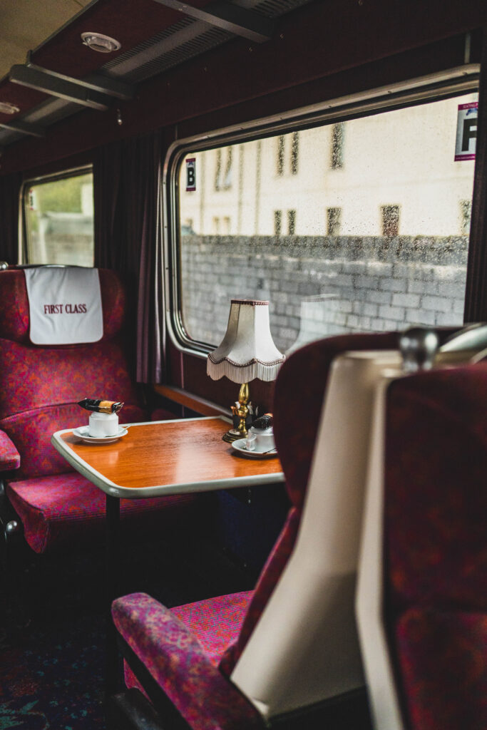 first class jacobite steam train