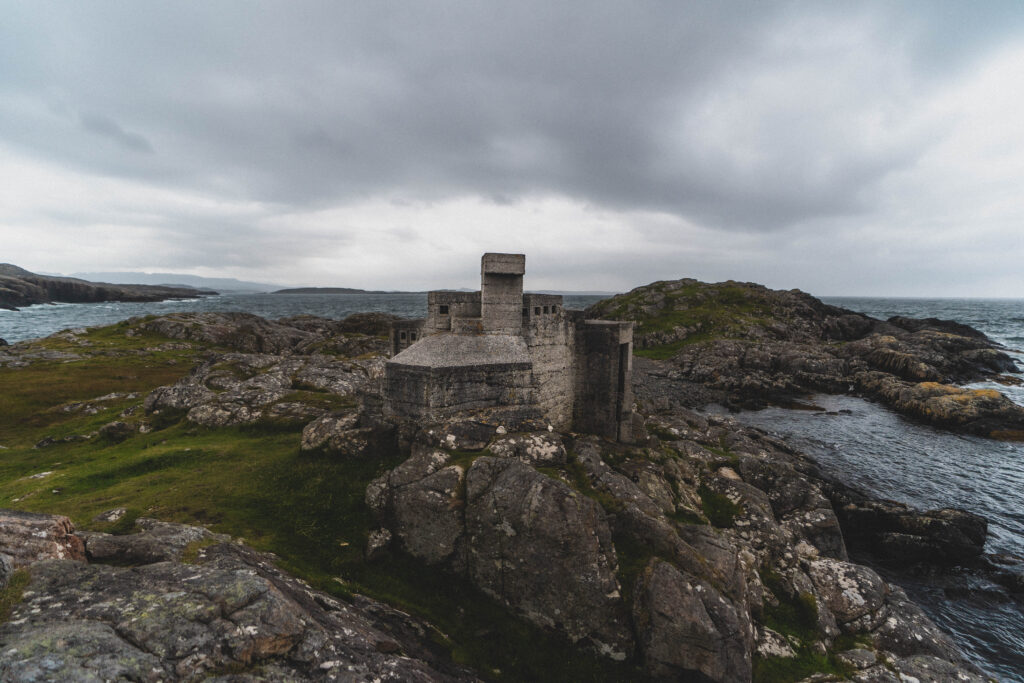 hermit's castle and coastline