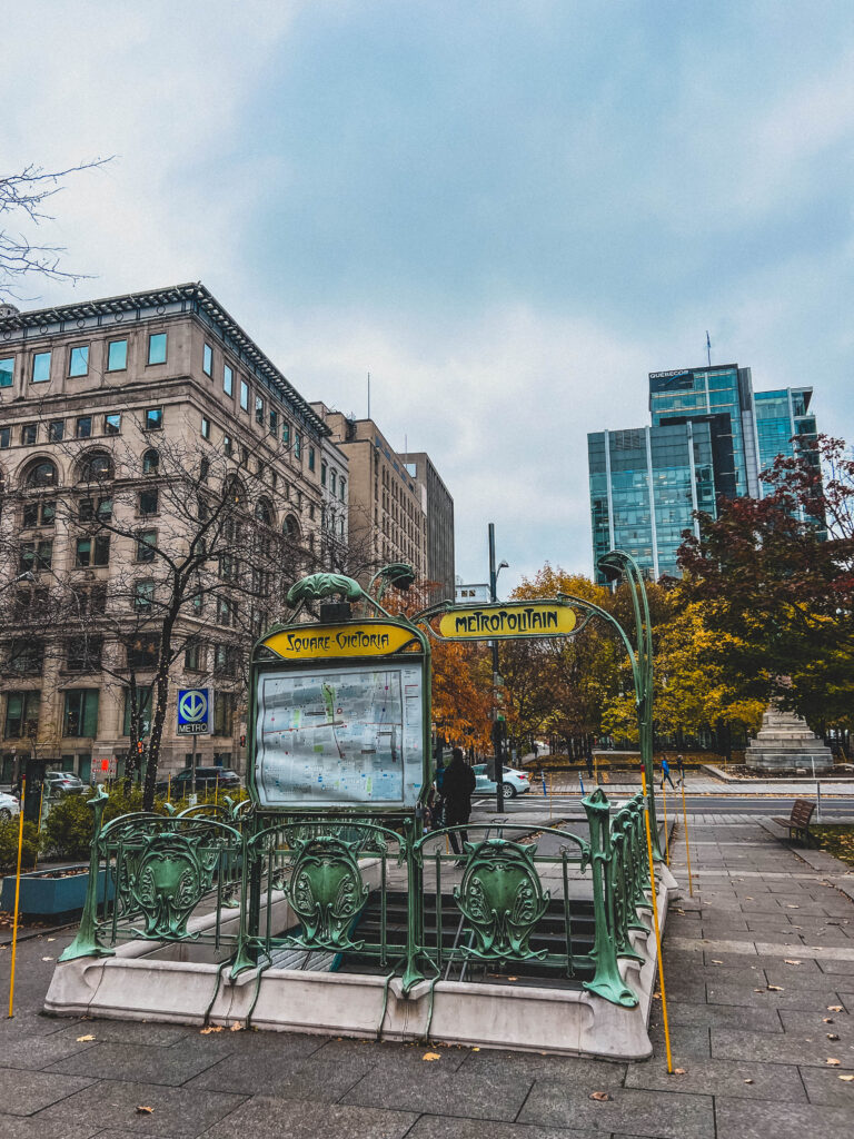 old metro station montreal