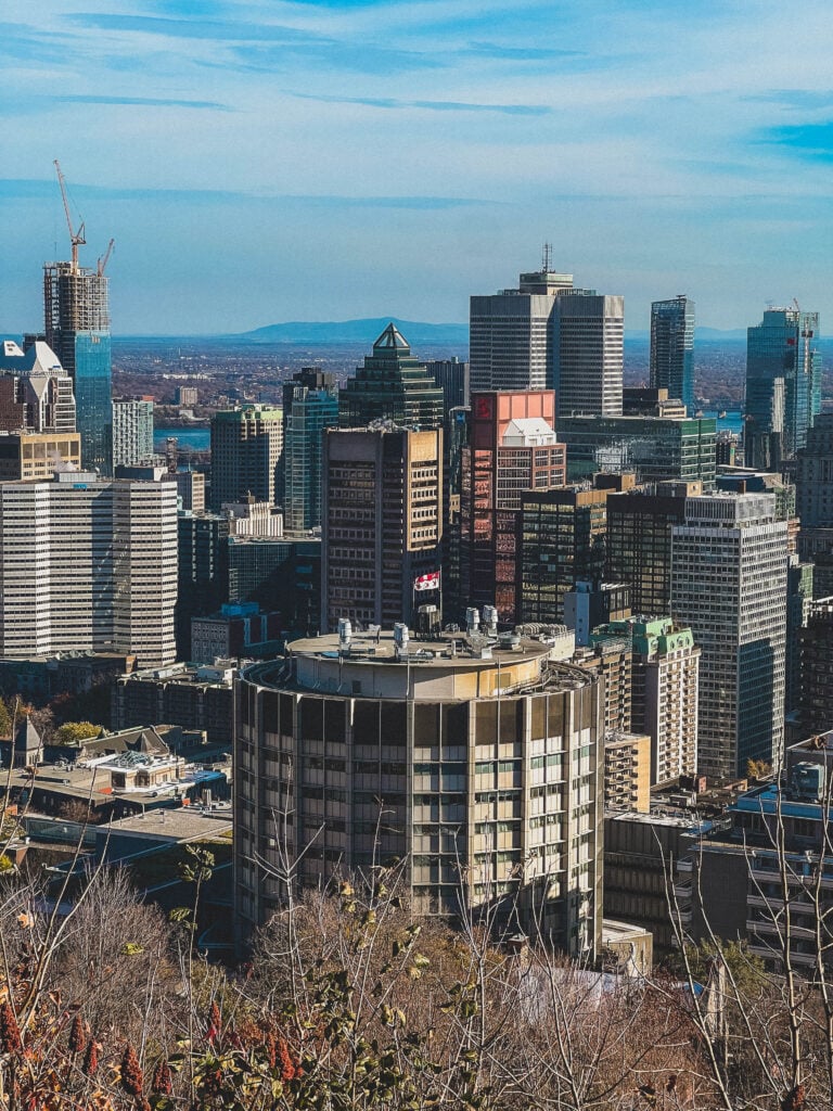 view from mont royal
