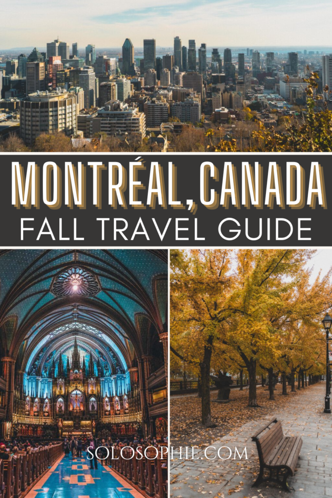 Montreal fall travel guide