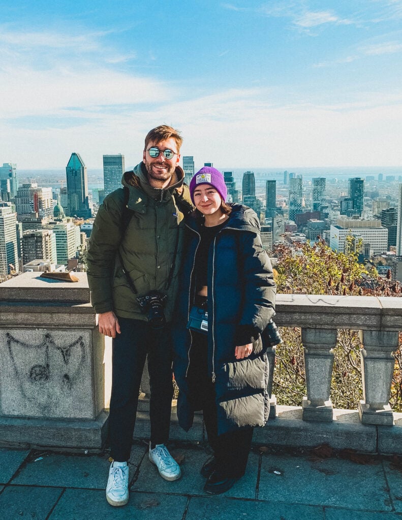 sophie and antoine fall foliage montreal