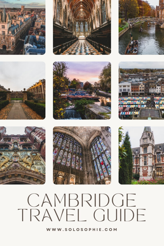 autumn in cambridge/ travel guide to england europe