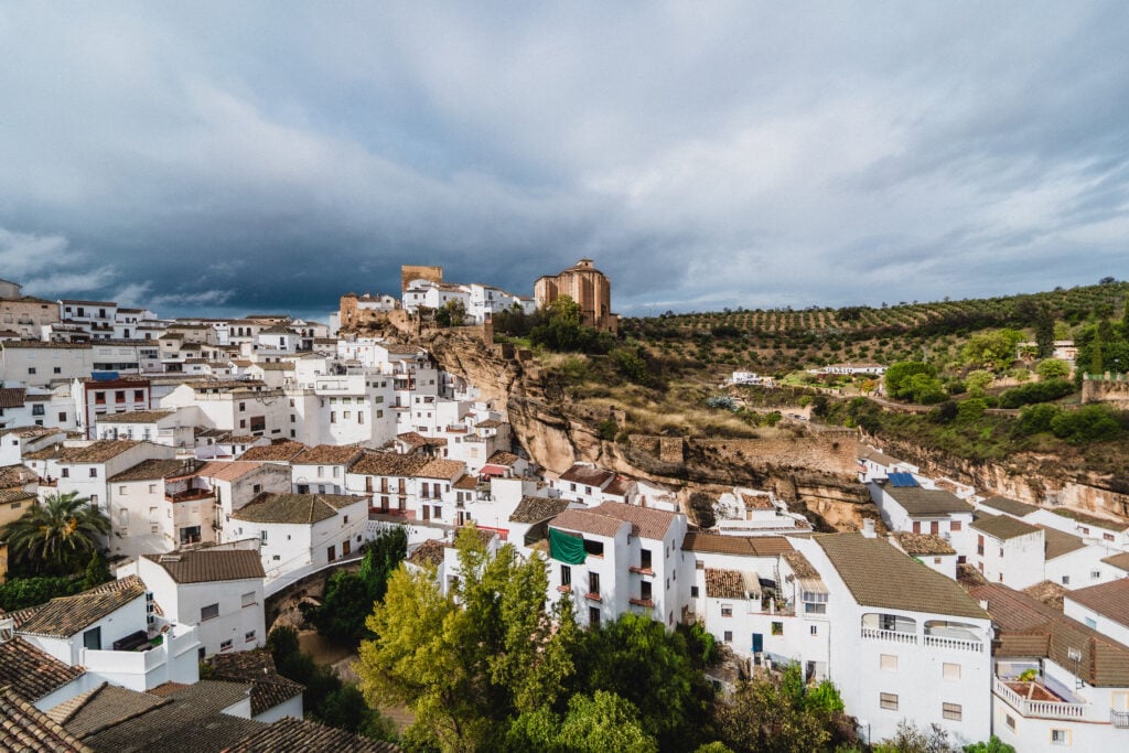 castle ruins setenil de las bodegas