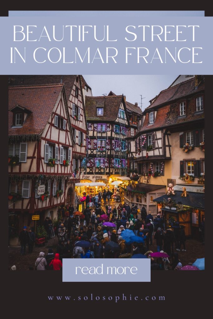 colmar beautiful street/ rue des marchands colmar france the alsace