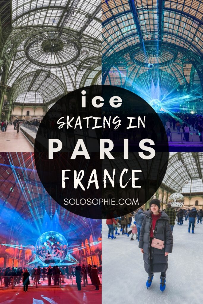 ice skating in paris/ grand palais des glaces 8th arrondissement paris france
