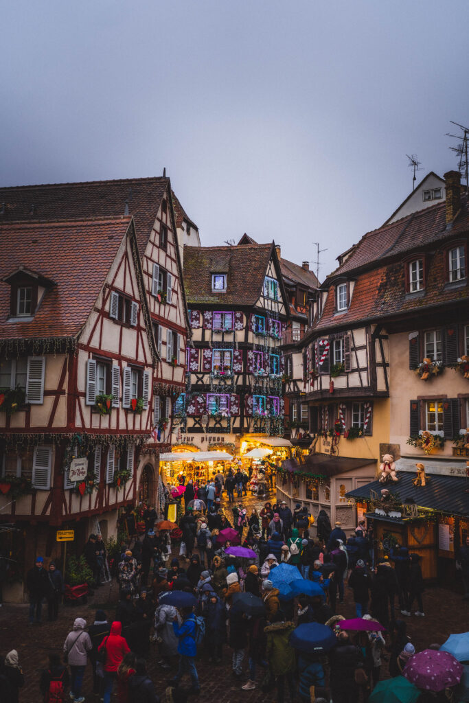 rue des marchands at sunset