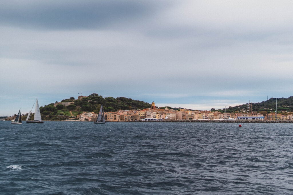 saint tropez from the sea