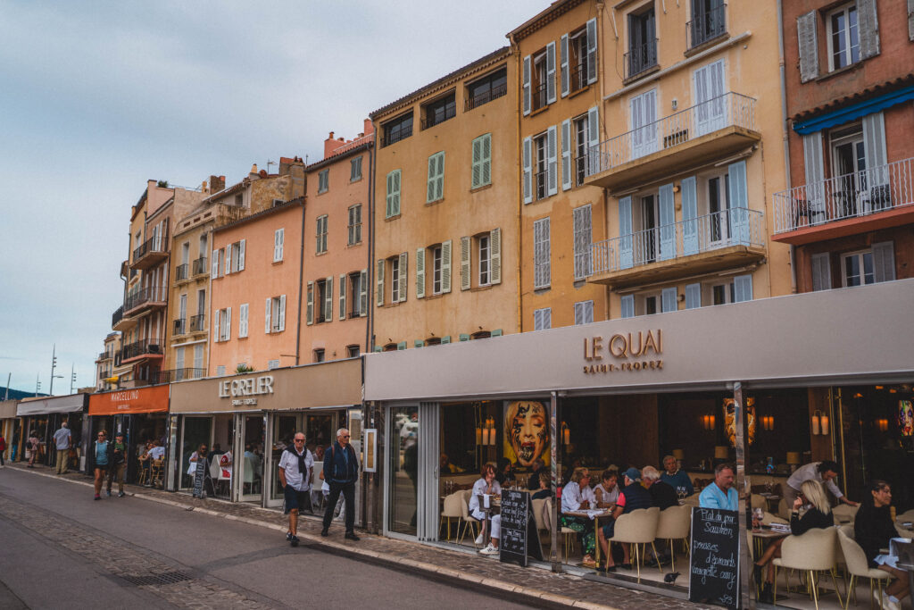 dining in saint tropez