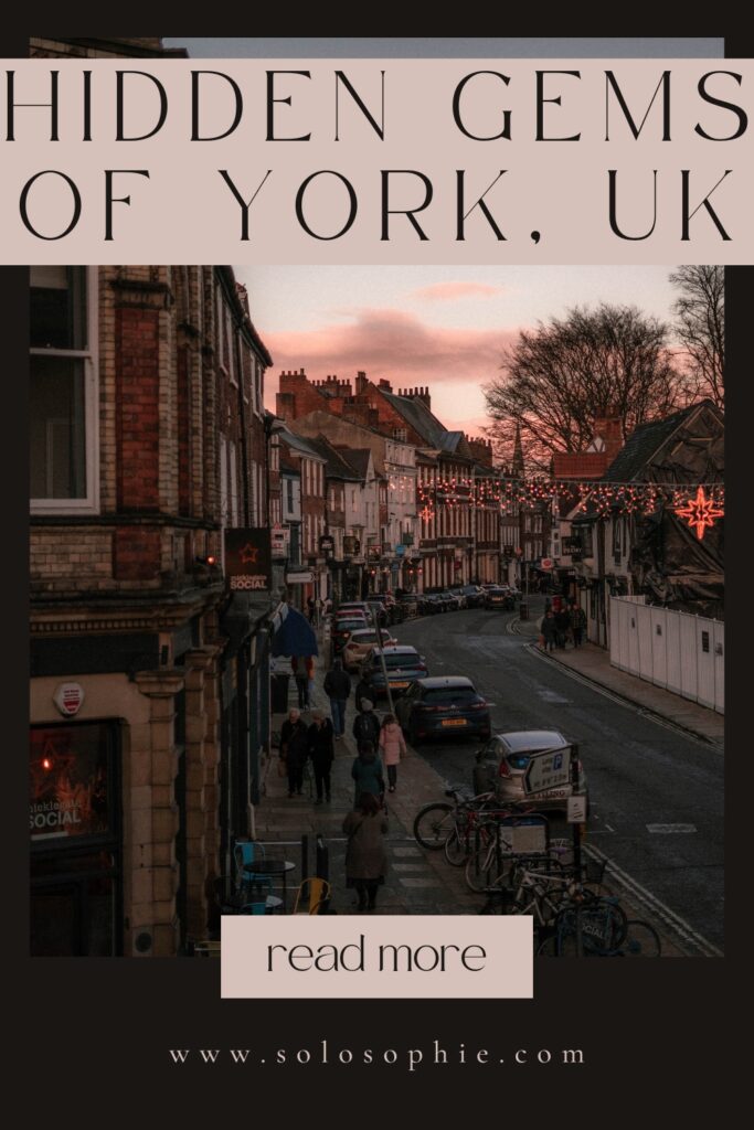 hidden gems of york/ secrets of york northern england