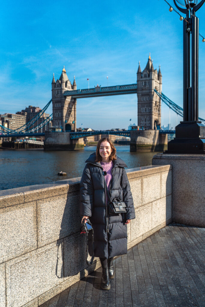 sophie at tower bridge