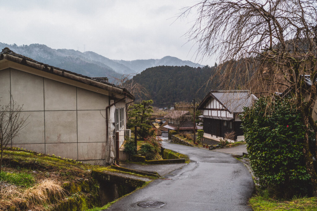 Kayabuki No Sato on a snowy day