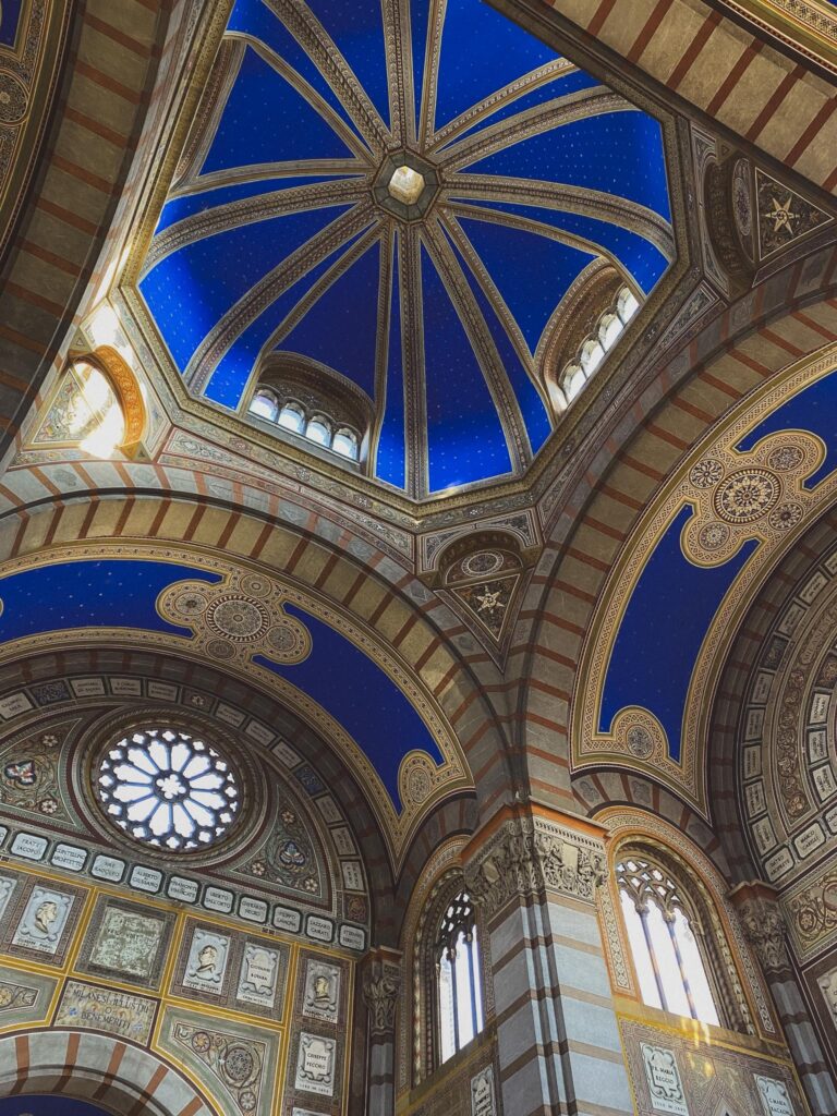 interior of Cimitero Monumentale di Milano