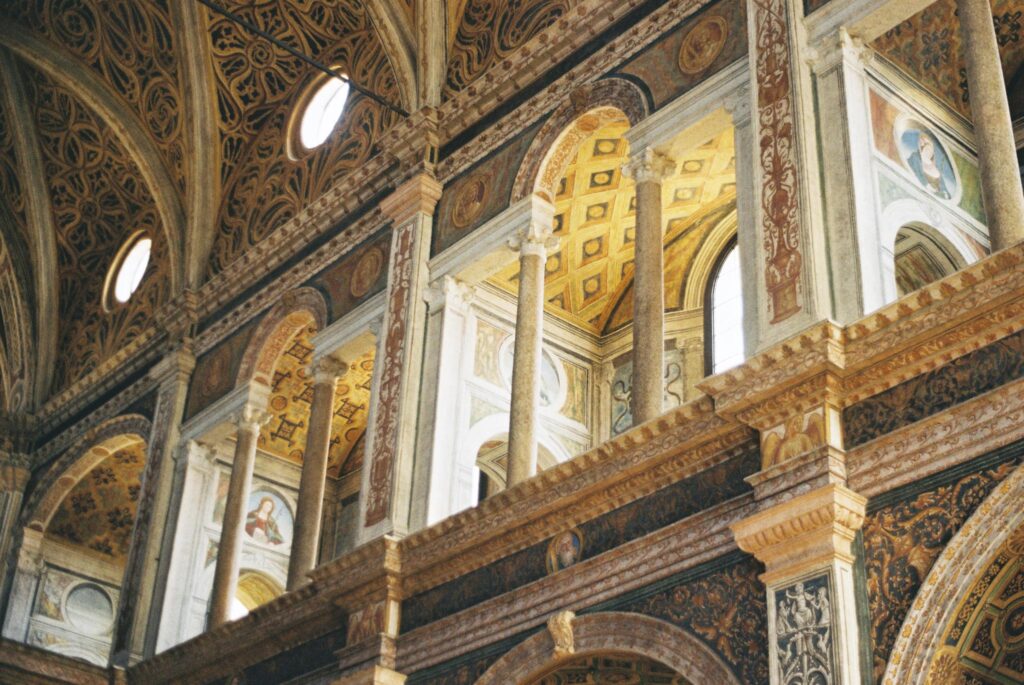 interior of San Maurizio al Monastero Maggiore, Milan
