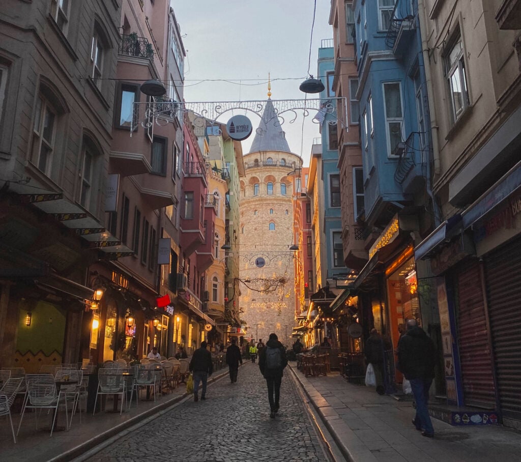 street view of Galata Tower