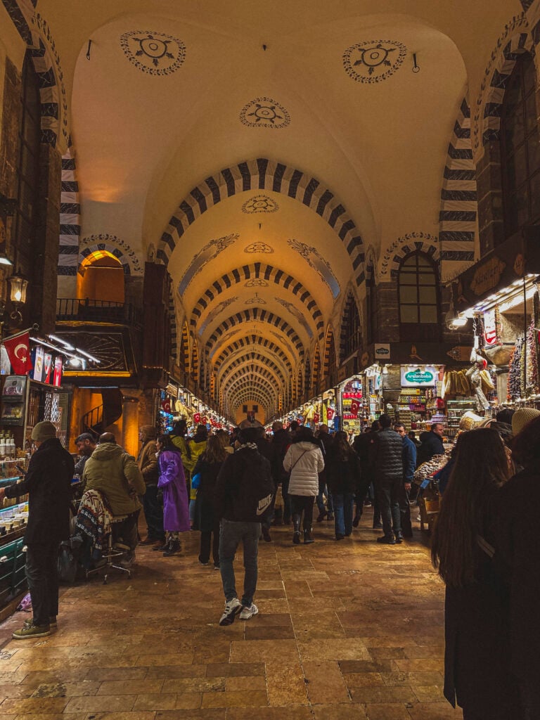 inside of Egyptian Bazaar