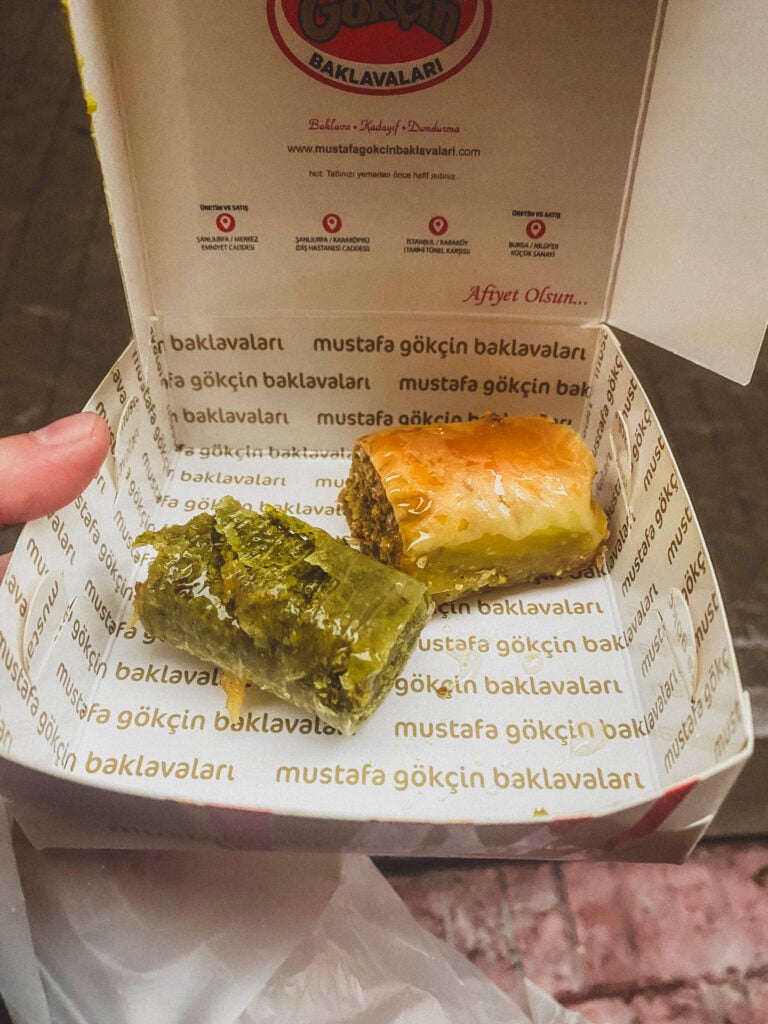 pieces of baklava