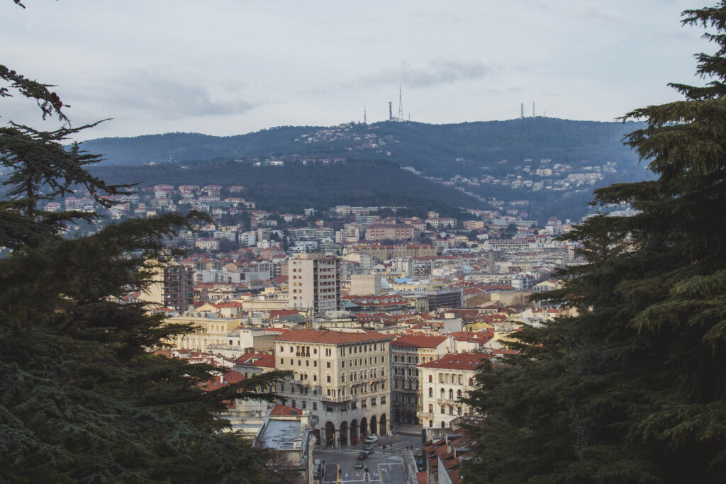 View overlooking Trieste, Italy