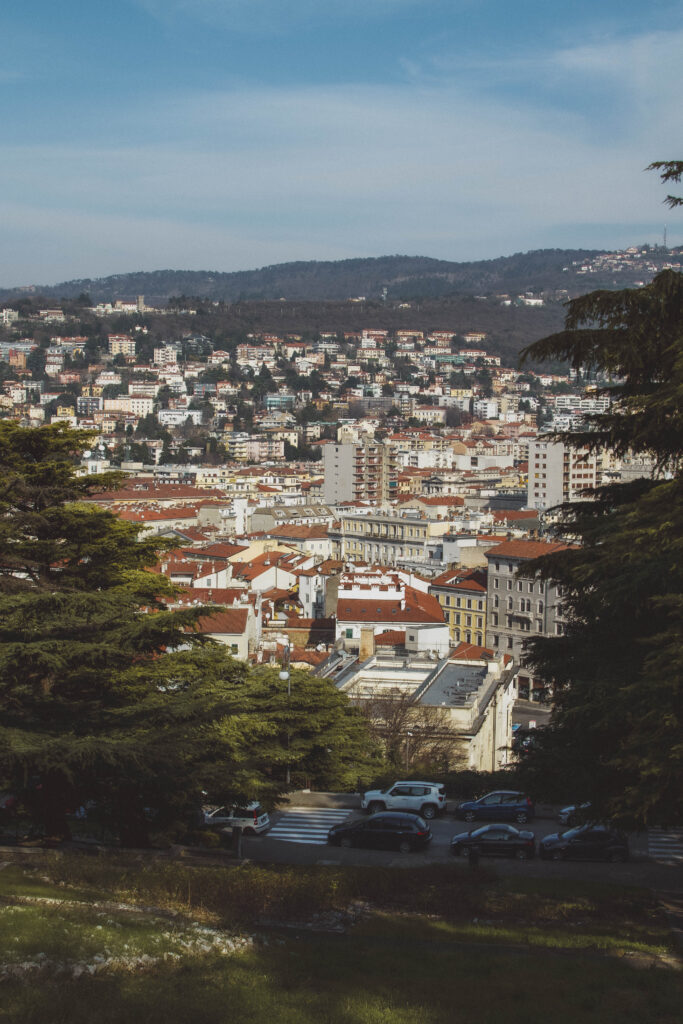 View overlooking Trieste from Parco della Rimembranza