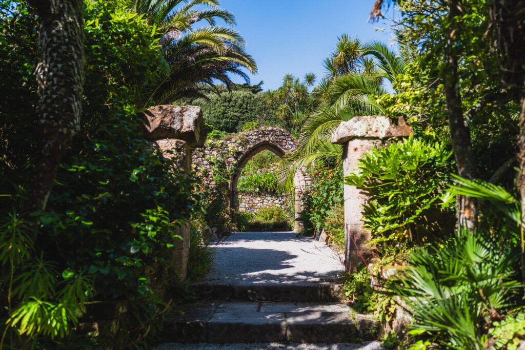 piece of abbey in tresco gardens