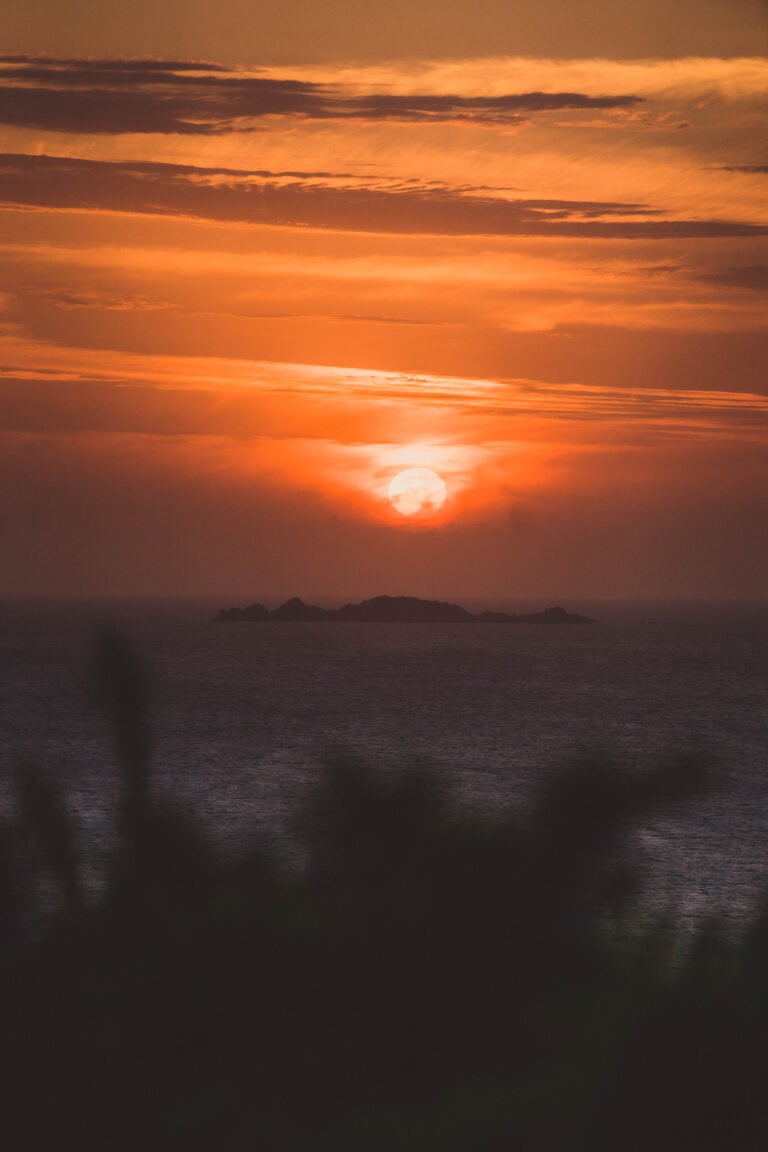 st marys sunset isles of scilly