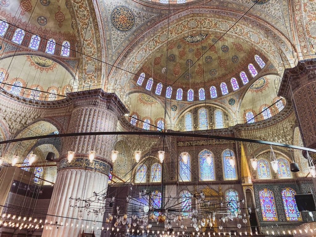 Interior of the Blue Mosque, Istanbul