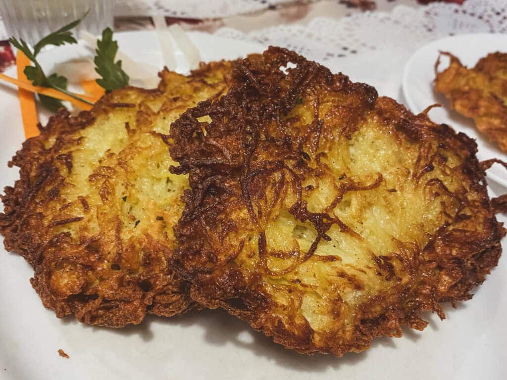  placki ziemniaczane, traditional Polish pancakes