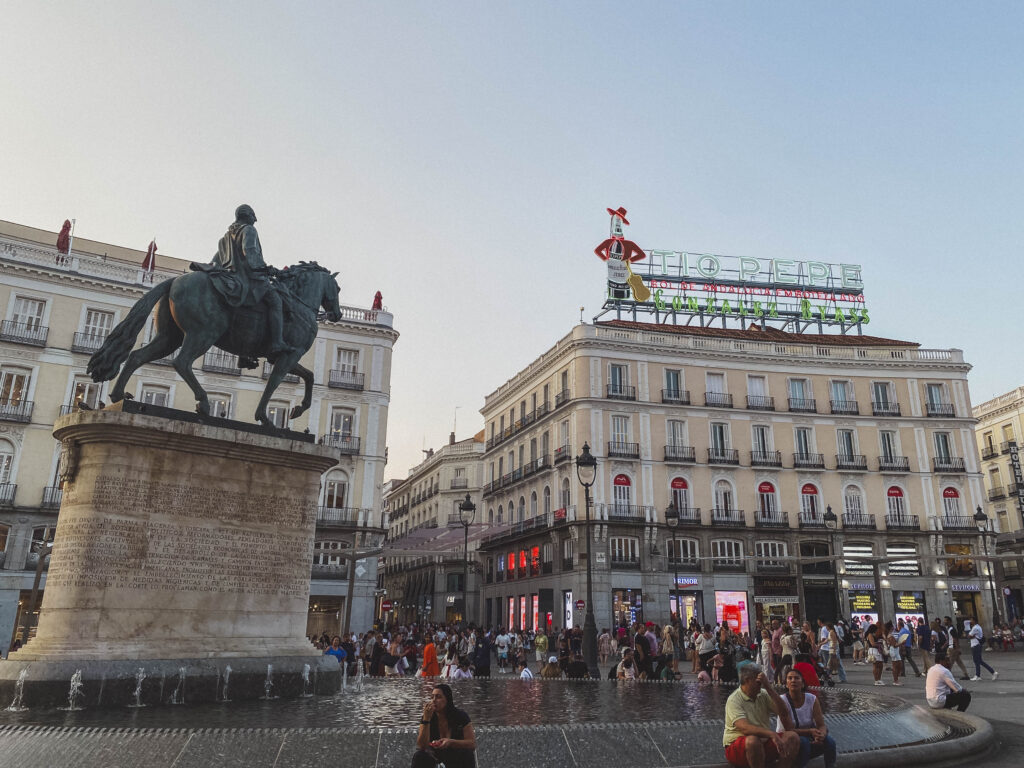 Madrid, the Puerta del Sol