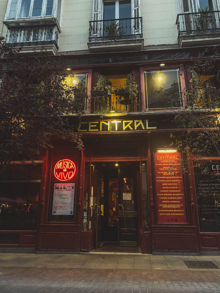 cafe central Madrid