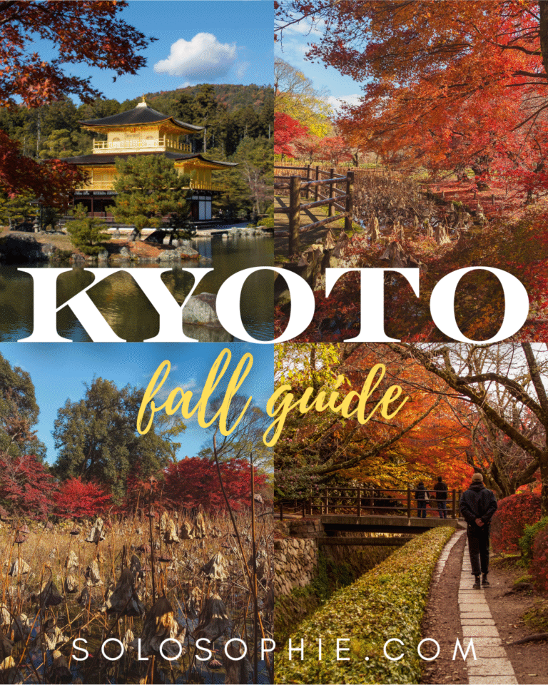 Kyoto Fall (2026) Travel Guide: Best Spots for Autumn Foliage | solosophie