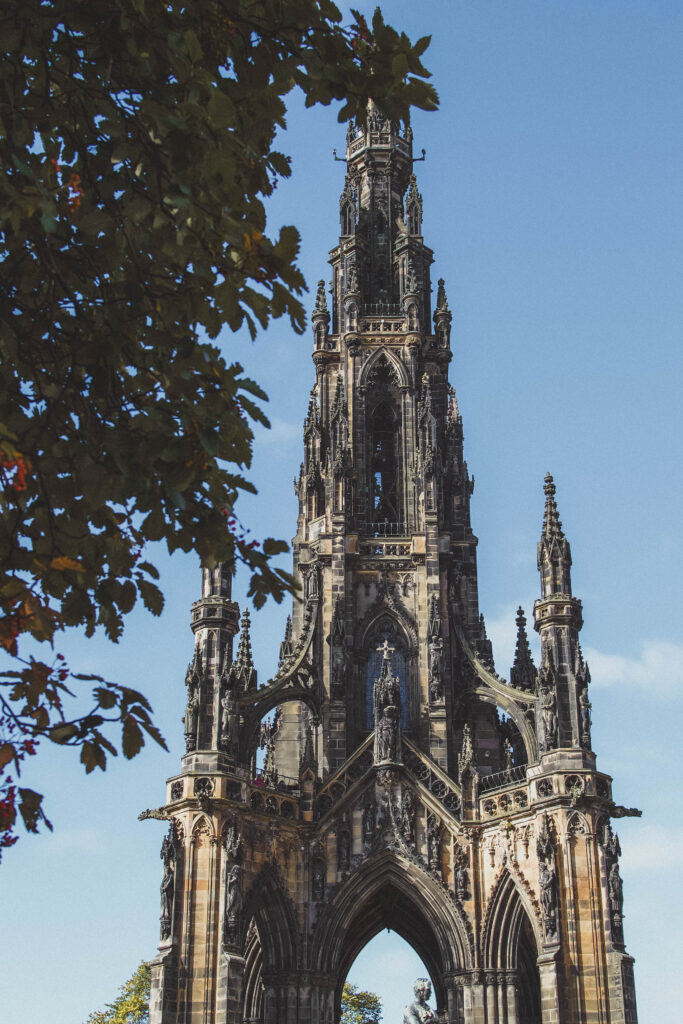 the Scott Monument