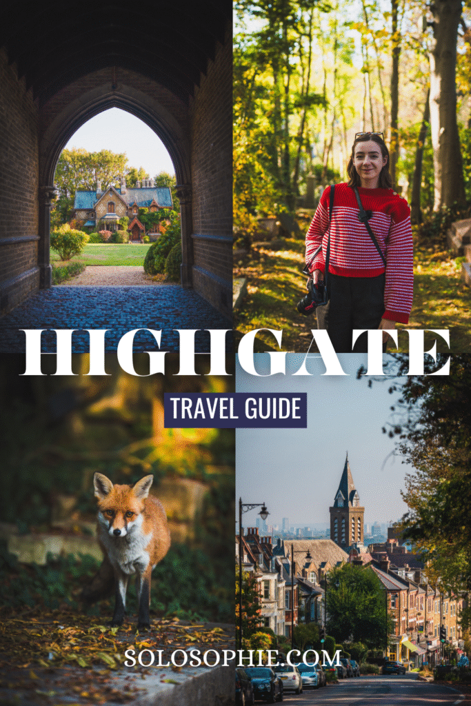 Highgate travel guide pin