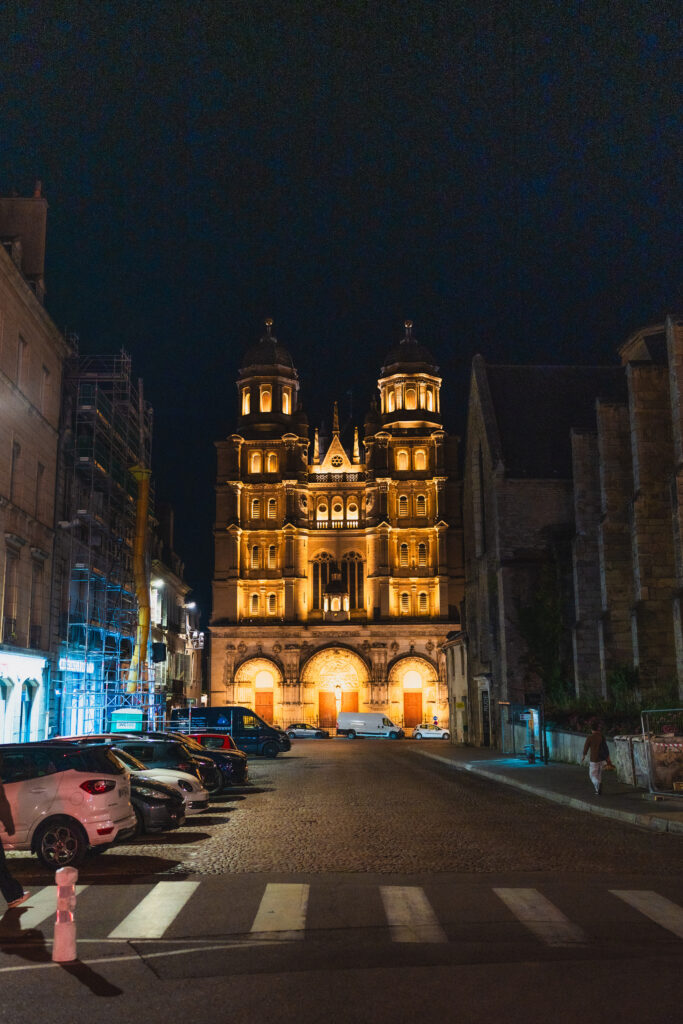 dijon at night