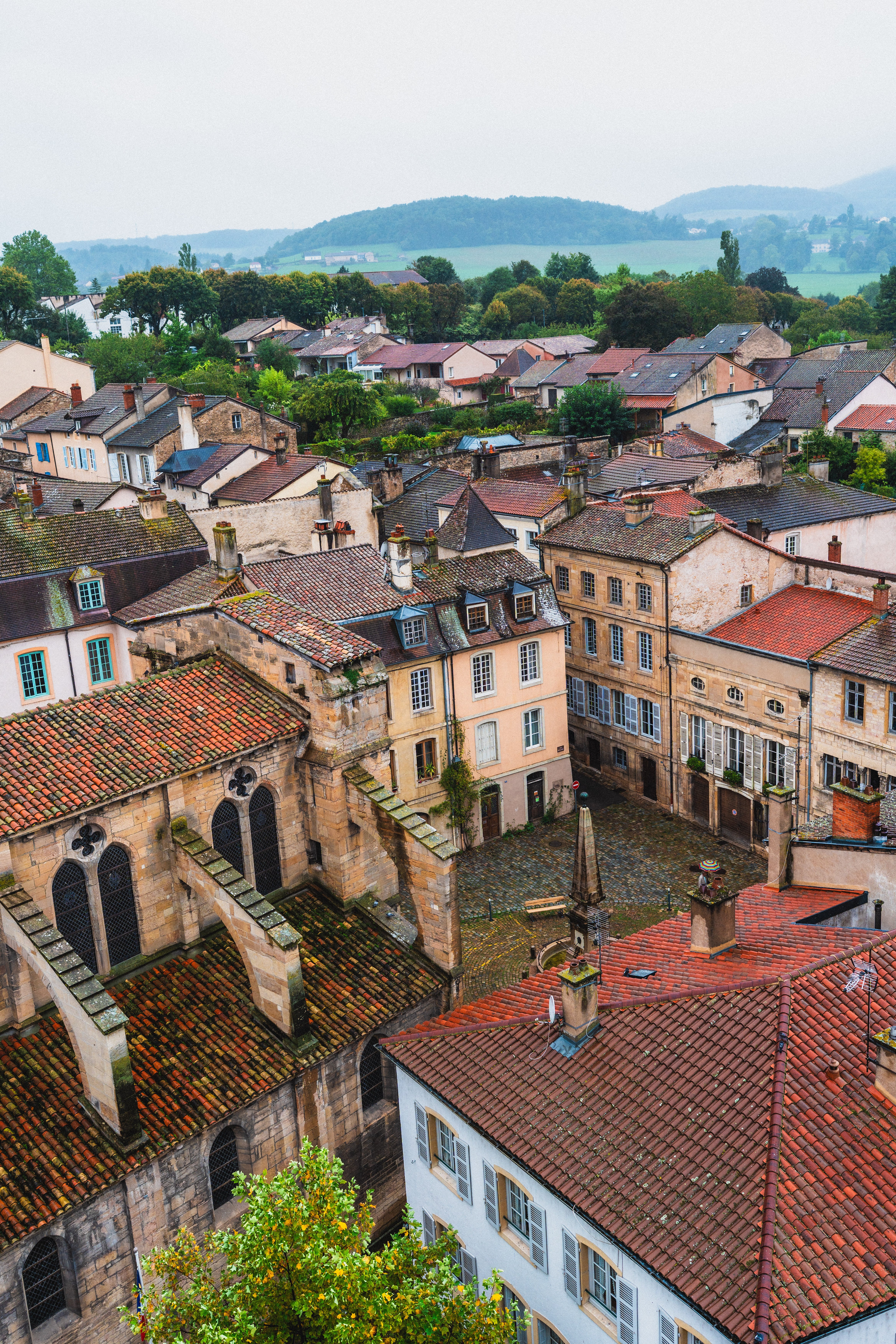 view from the tour des fromages