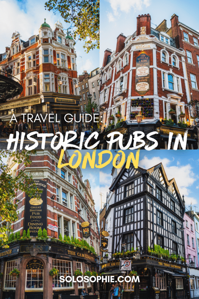 historic pubs in London travel guide