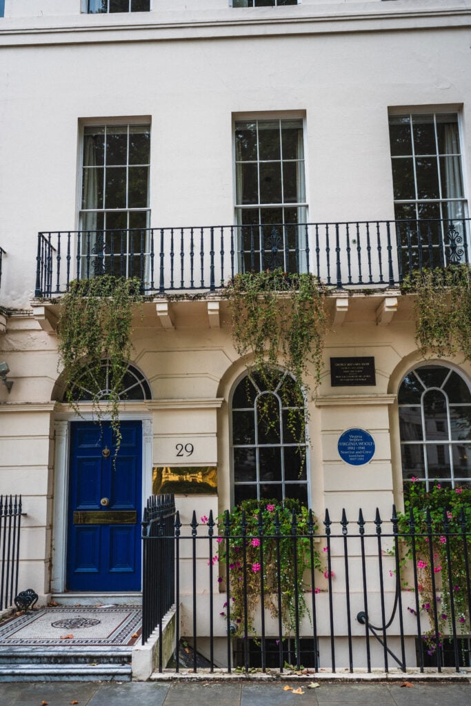 virginia woolfe blue plaque