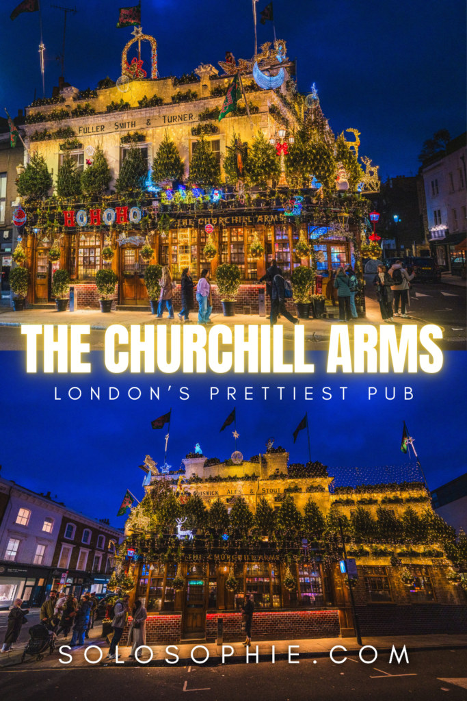 Churchill Arms travel pin