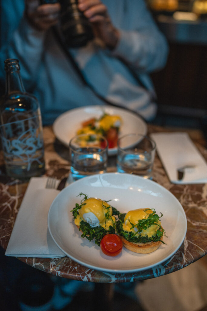 lunch at Sprüngli café