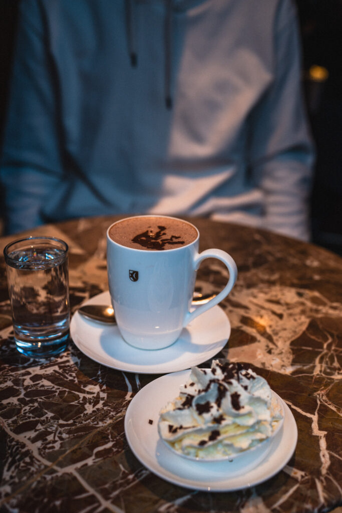 lunch at Sprüngli café
