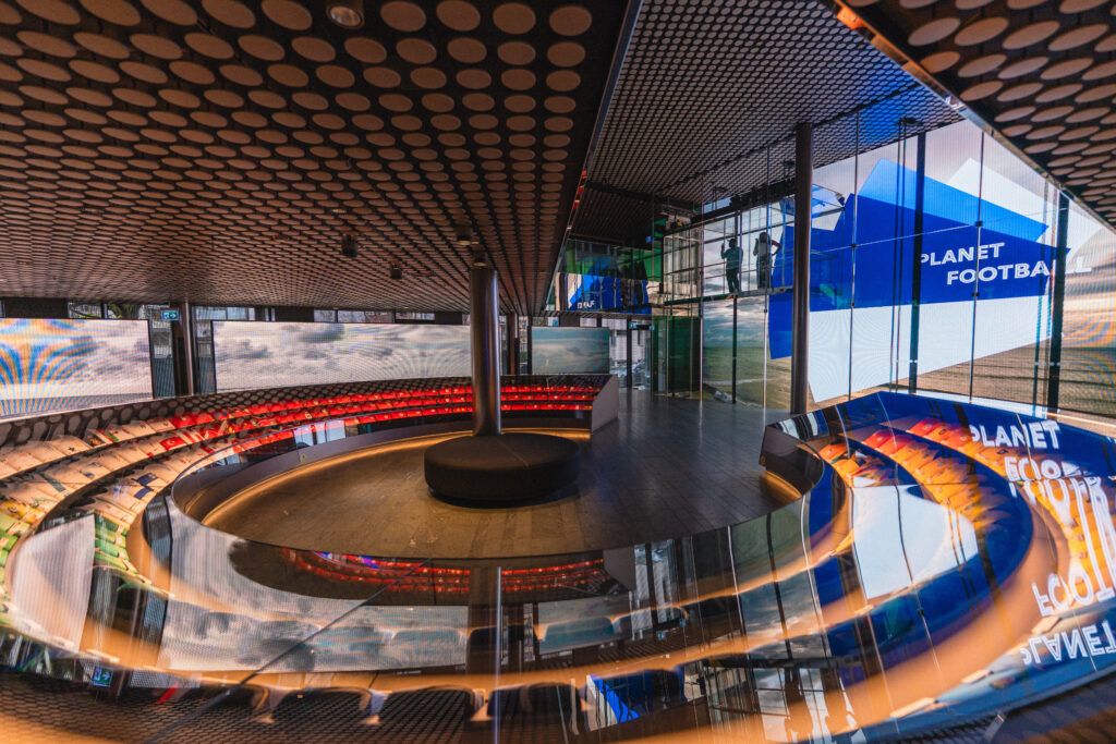 FIFA Museum interior in Zurich