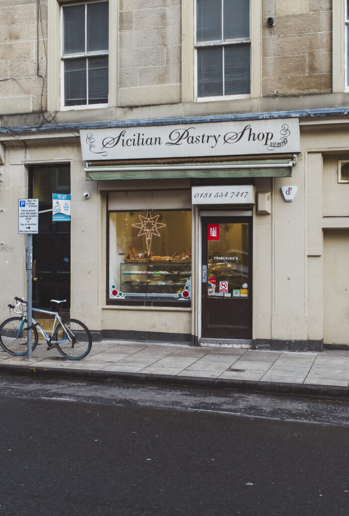 scicillian pastry shop in Edinburgh