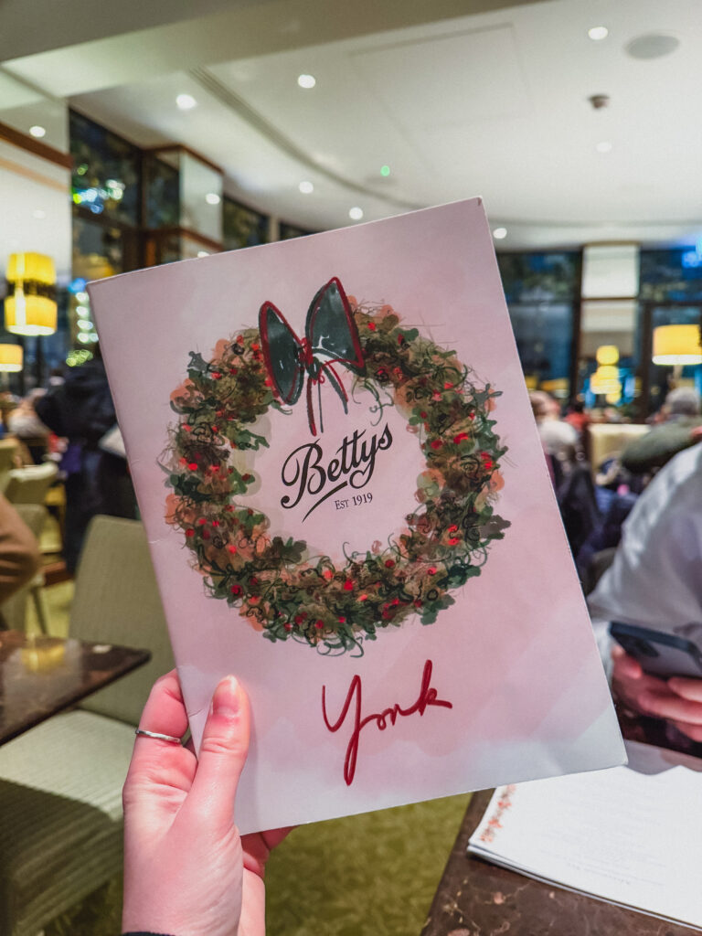 bettys festive tea menu