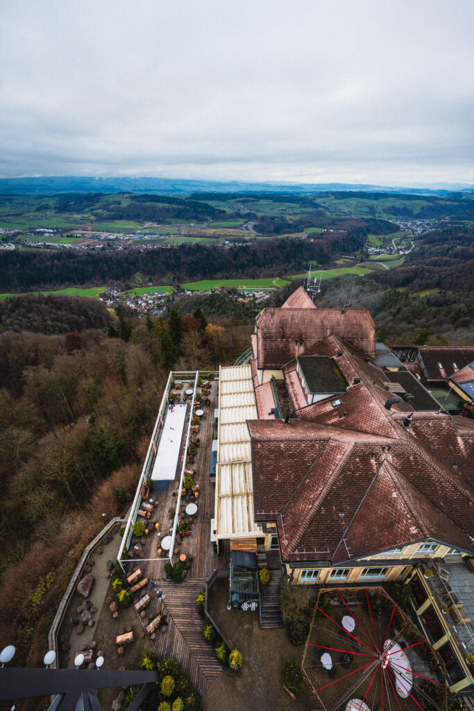 curling at the tope of Uetliberg