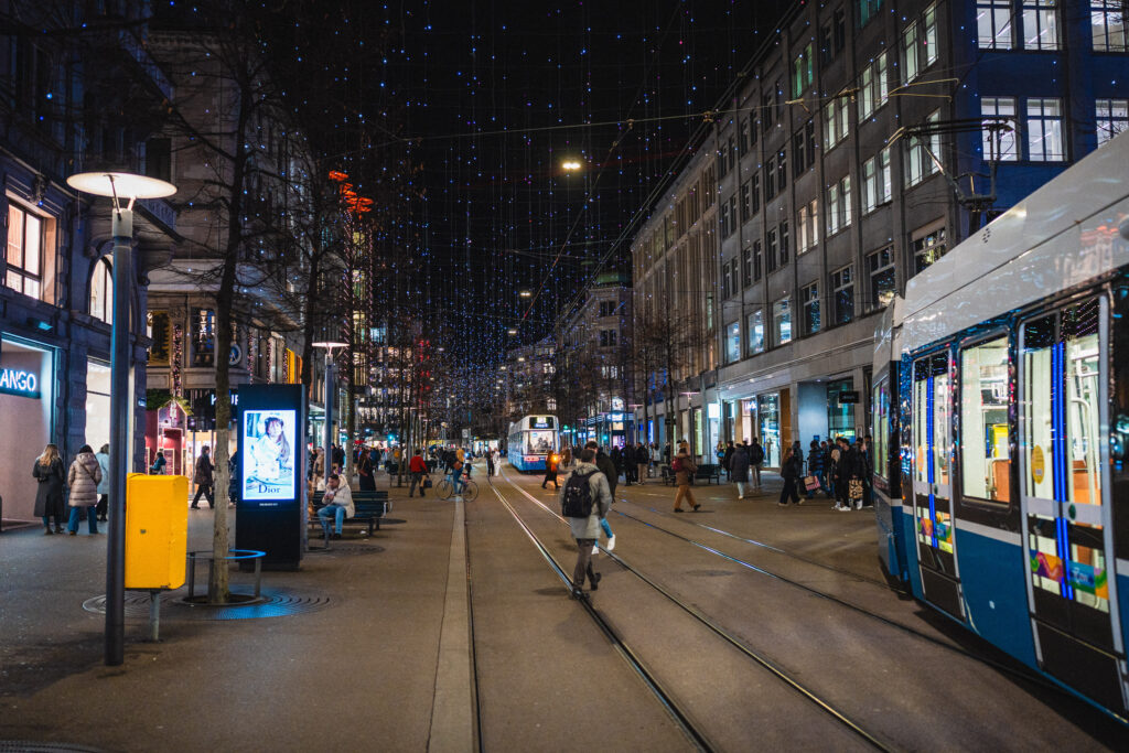 christmas lights zurich