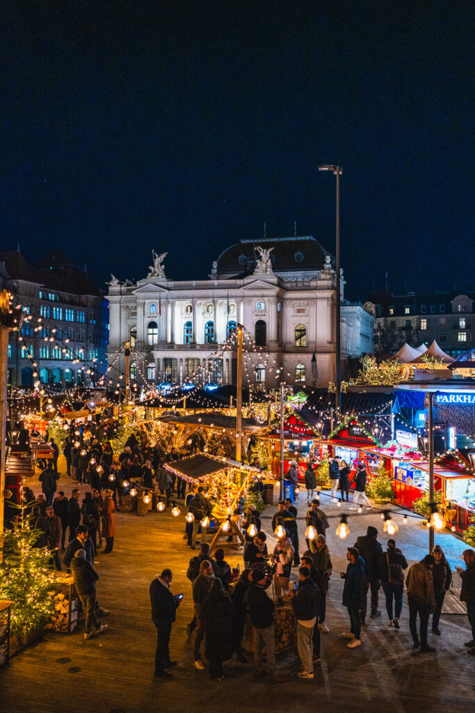 zurich opera house christmas market