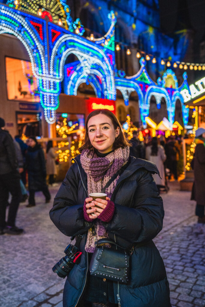 sophie nadeau at zürich christmas markets