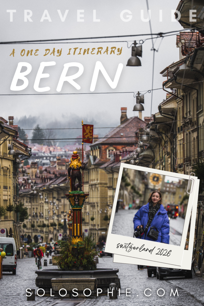 Bern one day itinerary travel guide