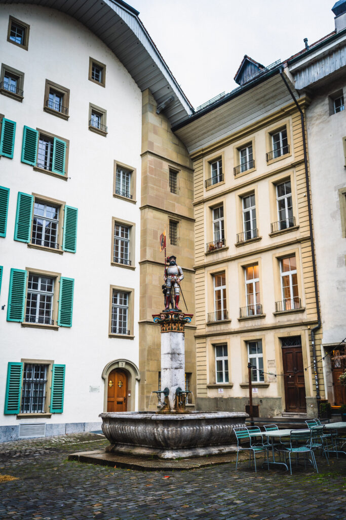 Man who founded Bern fountain